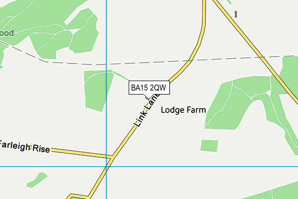 BA15 2QW map - OS VectorMap District (Ordnance Survey) BA15 2QW map - OS VectorMap District (Ordnance Survey)