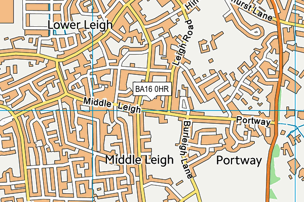 BA16 0HR map - OS VectorMap District (Ordnance Survey) BA16 0HR map - OS VectorMap District (Ordnance Survey)