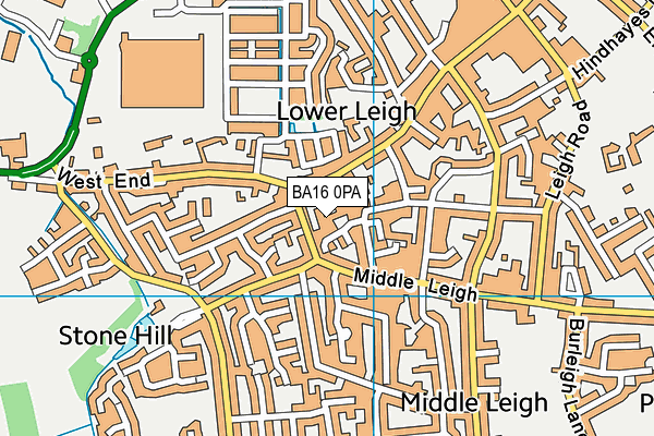 BA16 0PA map - OS VectorMap District (Ordnance Survey) BA16 0PA map - OS VectorMap District (Ordnance Survey)