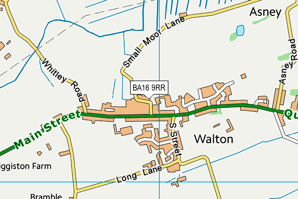 BA16 9RR map - OS VectorMap District (Ordnance Survey) BA16 9RR map - OS VectorMap District (Ordnance Survey)