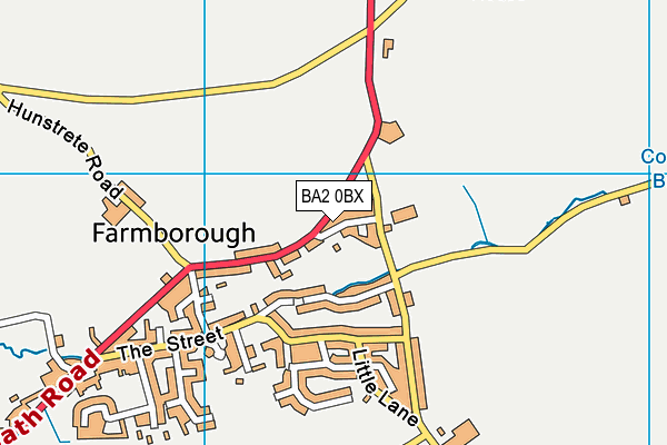 BA2 0BX map - OS VectorMap District (Ordnance Survey) BA2 0BX map - OS VectorMap District (Ordnance Survey)