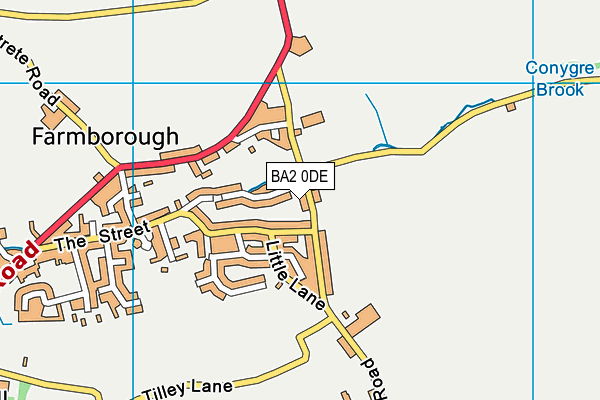 BA2 0DE map - OS VectorMap District (Ordnance Survey) BA2 0DE map - OS VectorMap District (Ordnance Survey)