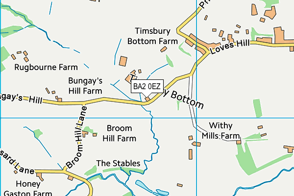 BA2 0EZ map - OS VectorMap District (Ordnance Survey) BA2 0EZ map - OS VectorMap District (Ordnance Survey)