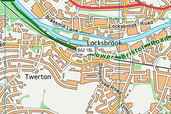 BA2 1BL map - OS VectorMap District (Ordnance Survey) BA2 1BL map - OS VectorMap District (Ordnance Survey)