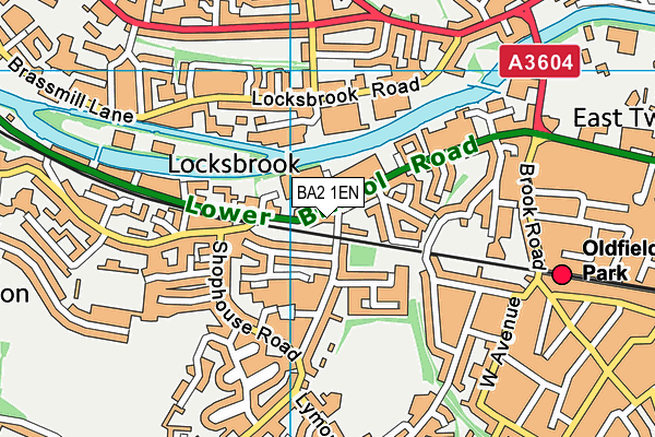 BA2 1EN map - OS VectorMap District (Ordnance Survey) BA2 1EN map - OS VectorMap District (Ordnance Survey)