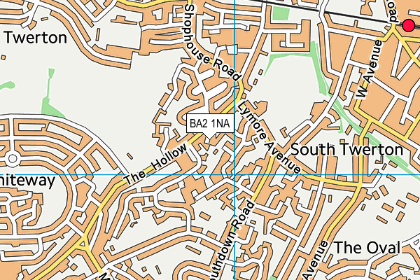 BA2 1NA map - OS VectorMap District (Ordnance Survey) BA2 1NA map - OS VectorMap District (Ordnance Survey)
