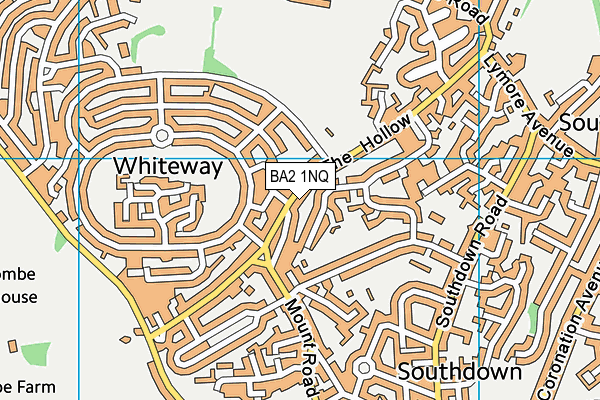 BA2 1NQ map - OS VectorMap District (Ordnance Survey) BA2 1NQ map - OS VectorMap District (Ordnance Survey)