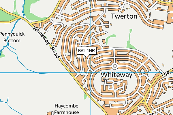BA2 1NR map - OS VectorMap District (Ordnance Survey) BA2 1NR map - OS VectorMap District (Ordnance Survey)