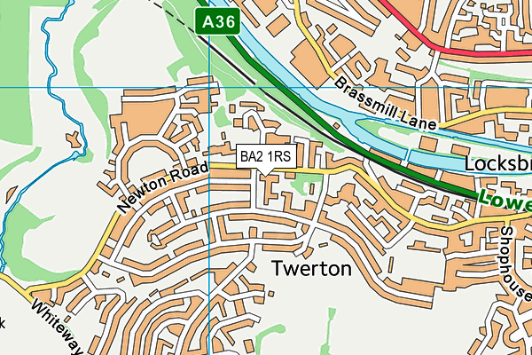 BA2 1RS map - OS VectorMap District (Ordnance Survey) BA2 1RS map - OS VectorMap District (Ordnance Survey)