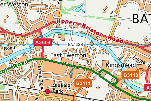 BA2 3GB map - OS VectorMap District (Ordnance Survey) BA2 3GB map - OS VectorMap District (Ordnance Survey)