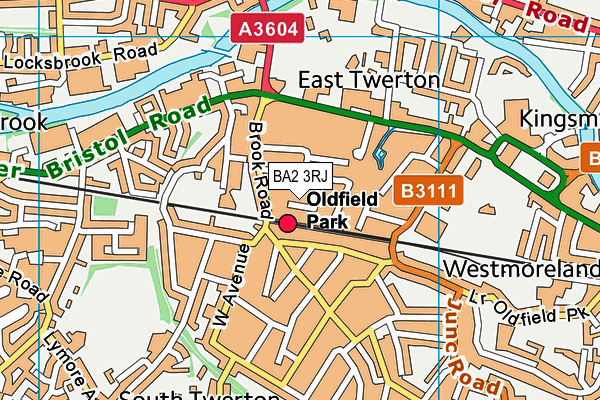 BA2 3RJ map - OS VectorMap District (Ordnance Survey) BA2 3RJ map - OS VectorMap District (Ordnance Survey)