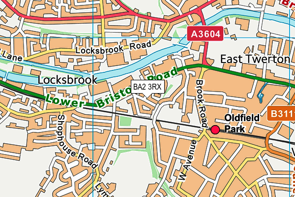 BA2 3RX map - OS VectorMap District (Ordnance Survey) BA2 3RX map - OS VectorMap District (Ordnance Survey)