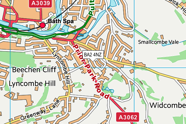 BA2 4NZ map - OS VectorMap District (Ordnance Survey) BA2 4NZ map - OS VectorMap District (Ordnance Survey)