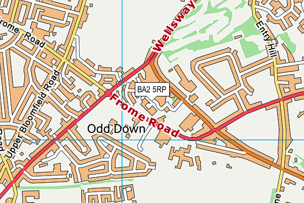 BA2 5RP map - OS VectorMap District (Ordnance Survey) BA2 5RP map - OS VectorMap District (Ordnance Survey)