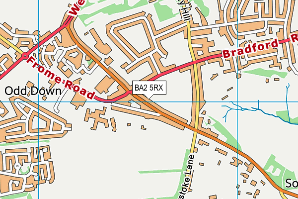 BA2 5RX map - OS VectorMap District (Ordnance Survey) BA2 5RX map - OS VectorMap District (Ordnance Survey)