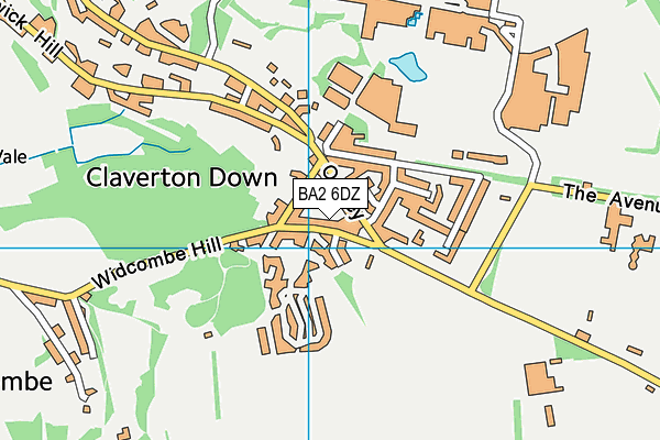BA2 6DZ map - OS VectorMap District (Ordnance Survey) BA2 6DZ map - OS VectorMap District (Ordnance Survey)