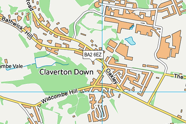 BA2 6EZ map - OS VectorMap District (Ordnance Survey) BA2 6EZ map - OS VectorMap District (Ordnance Survey)