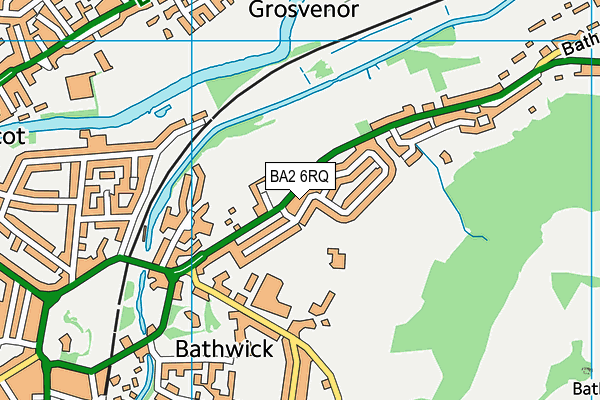BA2 6RQ map - OS VectorMap District (Ordnance Survey) BA2 6RQ map - OS VectorMap District (Ordnance Survey)