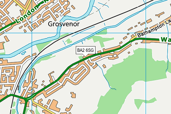 BA2 6SG map - OS VectorMap District (Ordnance Survey) BA2 6SG map - OS VectorMap District (Ordnance Survey)