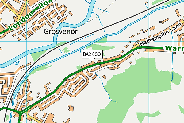 BA2 6SQ map - OS VectorMap District (Ordnance Survey) BA2 6SQ map - OS VectorMap District (Ordnance Survey)