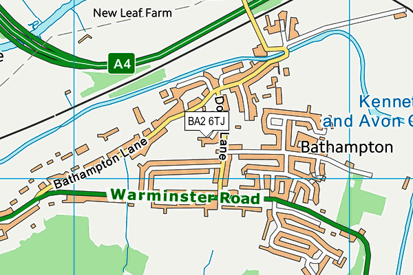 BA2 6TJ map - OS VectorMap District (Ordnance Survey) BA2 6TJ map - OS VectorMap District (Ordnance Survey)