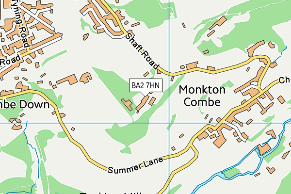BA2 7HN map - OS VectorMap District (Ordnance Survey) BA2 7HN map - OS VectorMap District (Ordnance Survey)