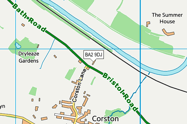 BA2 9DJ map - OS VectorMap District (Ordnance Survey) BA2 9DJ map - OS VectorMap District (Ordnance Survey)