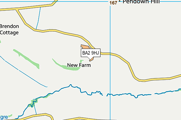 BA2 9HJ map - OS VectorMap District (Ordnance Survey) BA2 9HJ map - OS VectorMap District (Ordnance Survey)