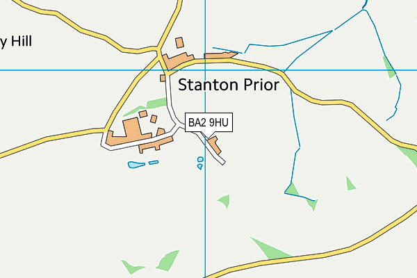 BA2 9HU map - OS VectorMap District (Ordnance Survey) BA2 9HU map - OS VectorMap District (Ordnance Survey)