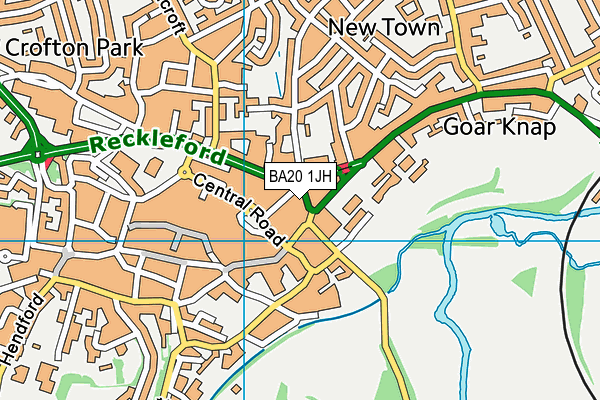 BA20 1JH map - OS VectorMap District (Ordnance Survey) BA20 1JH map - OS VectorMap District (Ordnance Survey)