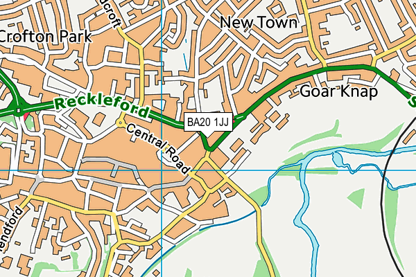 BA20 1JJ map - OS VectorMap District (Ordnance Survey)