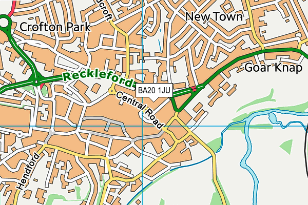 BA20 1JU map - OS VectorMap District (Ordnance Survey) BA20 1JU map - OS VectorMap District (Ordnance Survey)