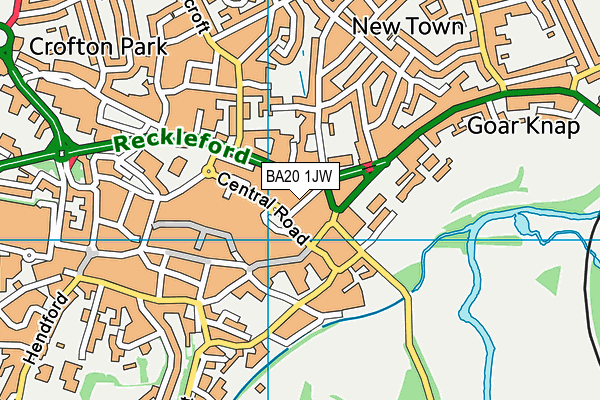 BA20 1JW map - OS VectorMap District (Ordnance Survey) BA20 1JW map - OS VectorMap District (Ordnance Survey)
