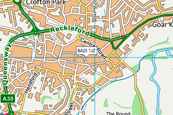 BA20 1JZ map - OS VectorMap District (Ordnance Survey) BA20 1JZ map - OS VectorMap District (Ordnance Survey)