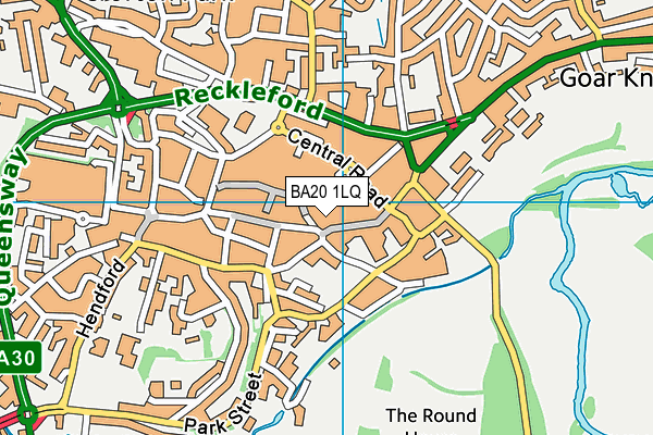 BA20 1LQ map - OS VectorMap District (Ordnance Survey) BA20 1LQ map - OS VectorMap District (Ordnance Survey)