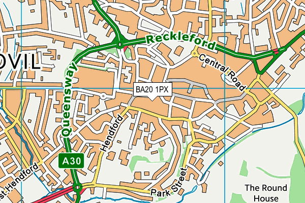 BA20 1PX map - OS VectorMap District (Ordnance Survey) BA20 1PX map - OS VectorMap District (Ordnance Survey)