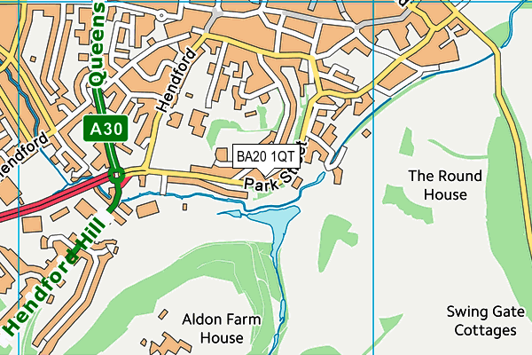 BA20 1QT map - OS VectorMap District (Ordnance Survey) BA20 1QT map - OS VectorMap District (Ordnance Survey)