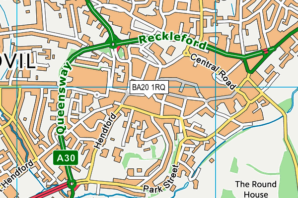 BA20 1RQ map - OS VectorMap District (Ordnance Survey) BA20 1RQ map - OS VectorMap District (Ordnance Survey)
