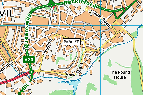 BA20 1SF map - OS VectorMap District (Ordnance Survey) BA20 1SF map - OS VectorMap District (Ordnance Survey)
