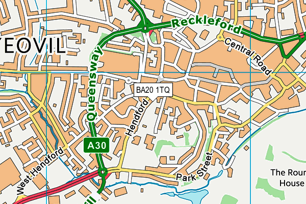 BA20 1TQ map - OS VectorMap District (Ordnance Survey) BA20 1TQ map - OS VectorMap District (Ordnance Survey)