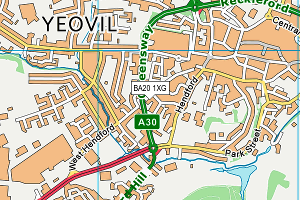 BA20 1XG map - OS VectorMap District (Ordnance Survey) BA20 1XG map - OS VectorMap District (Ordnance Survey)