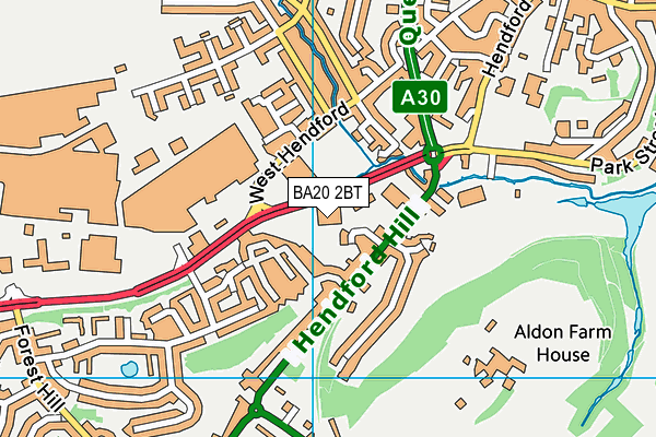 BA20 2BT map - OS VectorMap District (Ordnance Survey) BA20 2BT map - OS VectorMap District (Ordnance Survey)