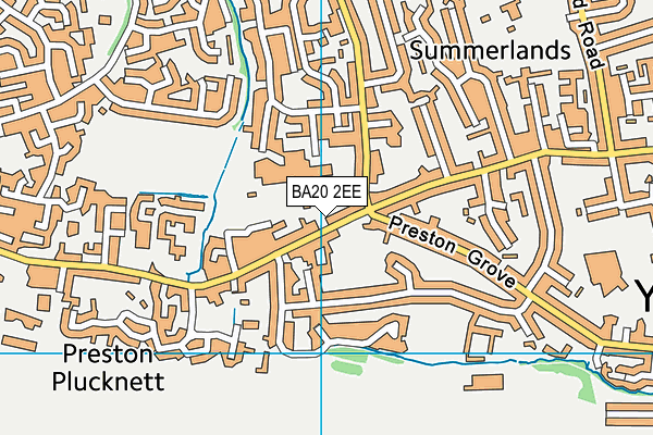 BA20 2EE map - OS VectorMap District (Ordnance Survey) BA20 2EE map - OS VectorMap District (Ordnance Survey)