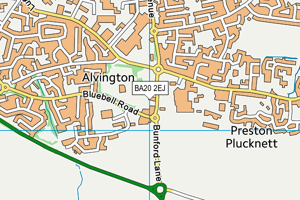 BA20 2EJ map - OS VectorMap District (Ordnance Survey) BA20 2EJ map - OS VectorMap District (Ordnance Survey)