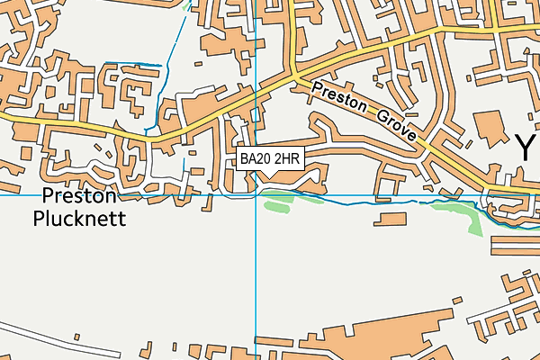 BA20 2HR map - OS VectorMap District (Ordnance Survey) BA20 2HR map - OS VectorMap District (Ordnance Survey)