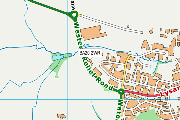 BA20 2WR map - OS VectorMap District (Ordnance Survey) BA20 2WR map - OS VectorMap District (Ordnance Survey)