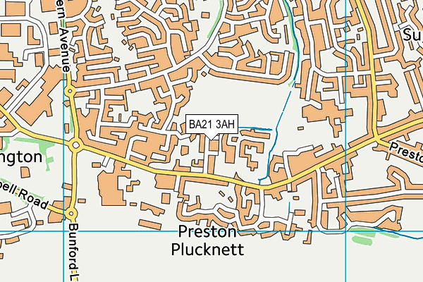 BA21 3AH map - OS VectorMap District (Ordnance Survey) BA21 3AH map - OS VectorMap District (Ordnance Survey)