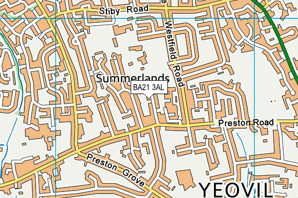 BA21 3AL map - OS VectorMap District (Ordnance Survey) BA21 3AL map - OS VectorMap District (Ordnance Survey)