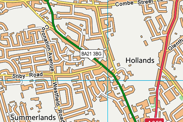 BA21 3BG map - OS VectorMap District (Ordnance Survey) BA21 3BG map - OS VectorMap District (Ordnance Survey)