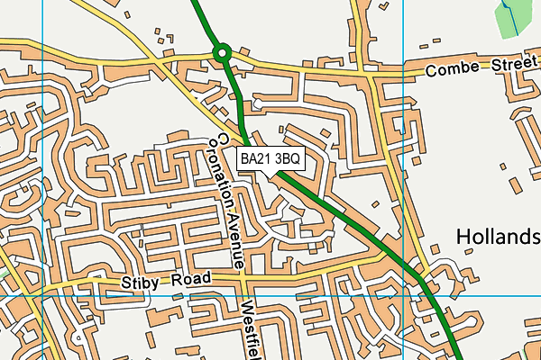 BA21 3BQ map - OS VectorMap District (Ordnance Survey) BA21 3BQ map - OS VectorMap District (Ordnance Survey)